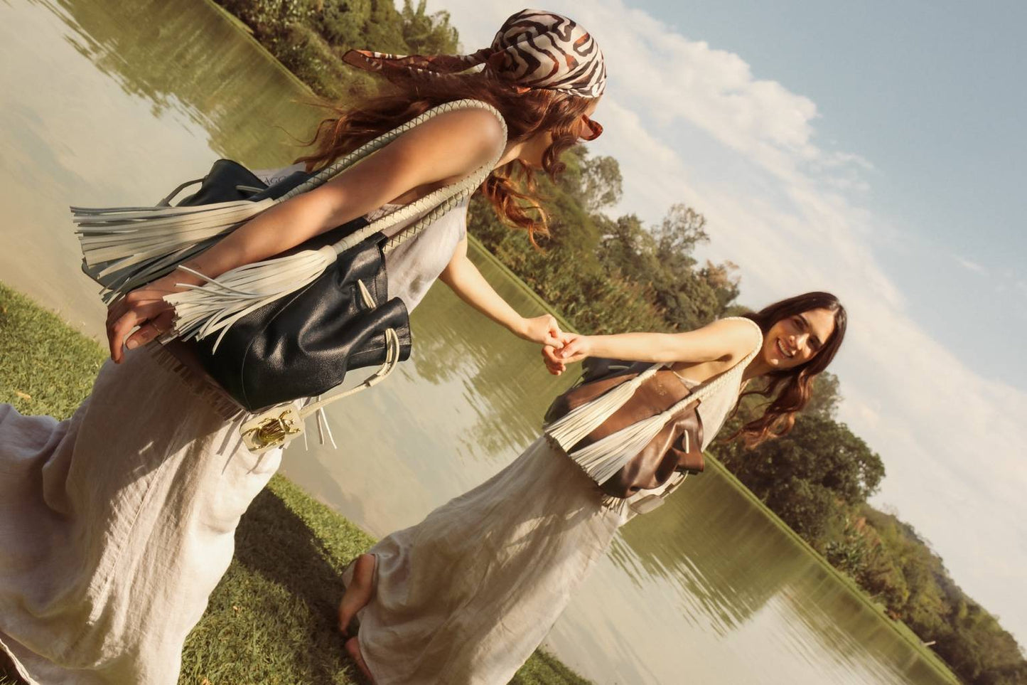 Gabo bolso café - detalle